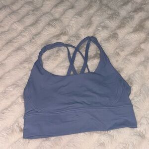 Lululemon Blue Energy Sports Bra No Padding